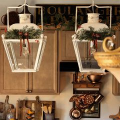 Metal Lantern Style Light