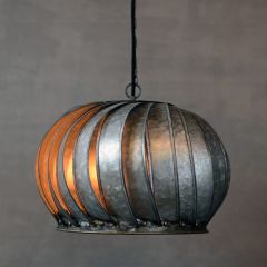 Metal Turbine Pendant Light