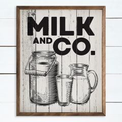 Milk and Co. Framed Farmhouse Sign