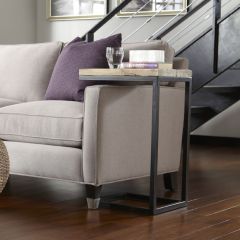Modern C Shaped End Table