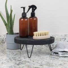 Modern Chic Paulownia Wood Footed Riser 9 Inch