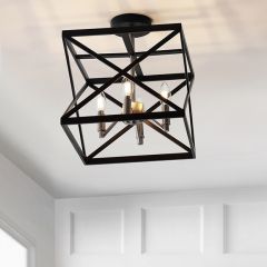 Modern Farmhouse Flush Mount Ceiling Light