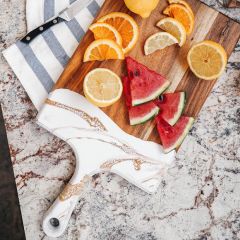 Modern Farmhouse Large Acacia Wood Cheeseboard