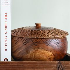 Modern Farmhouse Lidded Container