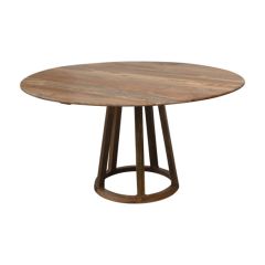 Modern Farmhouse Mango Wood Table Top and Base