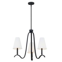 Modern Metal 3 Lamp Chandelier