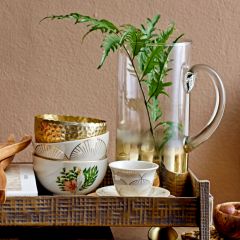 Modern Ombre Glass Pitcher