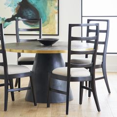Modern Rustic Round Dining Table