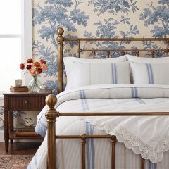 Modern Stripe Cotton Comforter and Shams Set