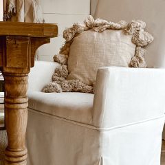 Natural Classic Tassel Pillow