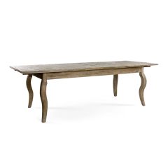 Natural Farmhouse Extendable Limed Oak Dining Table | SHIPS FREE