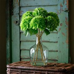 Natural Touch Green Bridal Hydrangea Stem Set of 6