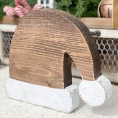 Natural Wood Santa Hat