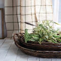 Nesting Oval Basket Tray Set of 3