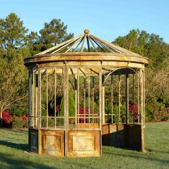 Old Estate Inspired Metal Gazebo