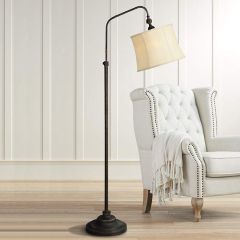 Old-World Industrial Floor Lamp
