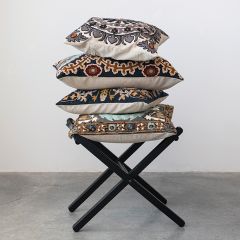 Patterned Perfection Embroidered Accent Pillow