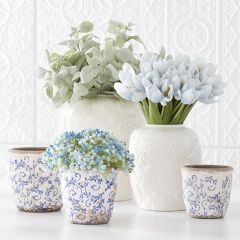 Patterned Planter Pot 6 Inch