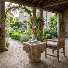 Pedestal Column Cap 18 Inch