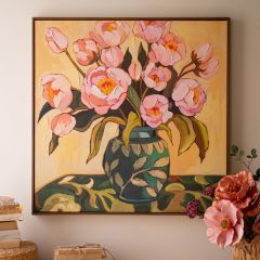 Peony Manor Framed Painting