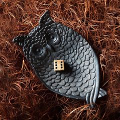 Pewter Owl Trinket Tray