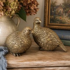 Pheasant Tabletop Figurine Set of 2