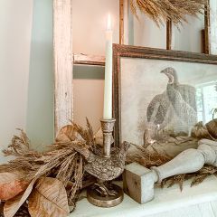 Pheasant Taper Candle Holder
