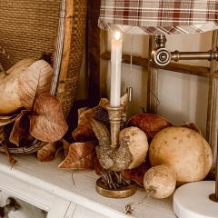 Pheasant Taper Candle Holder