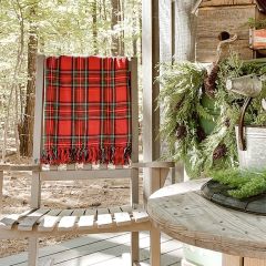 Plaid Carry Along Throw