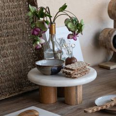 Polished Marble Top Pedestal Riser