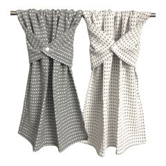 Polka Dot Pattern Farmhouse Kitchen Towel Set of 2