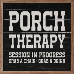 Porch Therapy Bold Black Wall Art