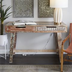 Primitive Farmhouse 2 Drawer Desk