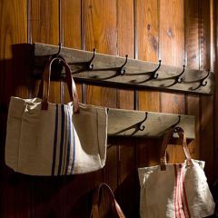  Primitive Farmhouse Coat Hook Rack Large