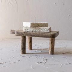 Primitive Farmhouse Footed Display Riser