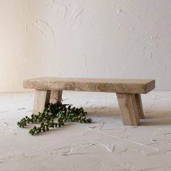 Primitive Farmhouse Footed Stool Riser