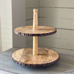 Primitive Farmhouse Tiered Display Stand