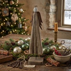 Primitive Natural Wood Angel