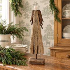 Primitive Natural Wood Angel