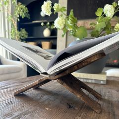 Primitive Wood Book Holder