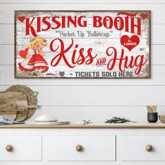 Pucker Up Buttercup Canvas Wall Art