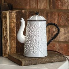 Punched Flower Design Kettle Wax Warmer