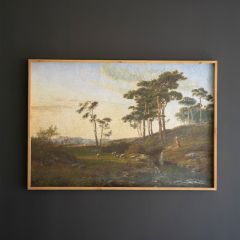 Quiet Valley Framed Landscape Print