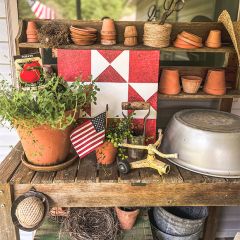 Quilt Pattern Wall Art, Barn Quilt