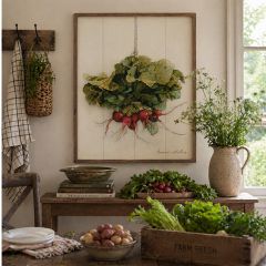 Radish By Bonnie Mohr Framed Wall Art