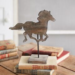 Ranch House Galloping Horse on Stand