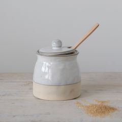 Reactive Glaze Sugar Pot