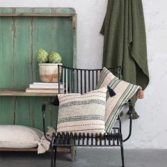 Reclaimed Pine Antique Green 2 Tier Shelf