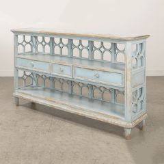 Reclaimed Pine Open Sideboard