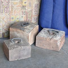 Reclaimed Wood Axel Doorstop